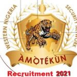 Amotekun Corps Recruitment 2021 Application Form Portal