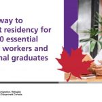 Canada Innovative Pathway to Permanent Residence For Over 90,000 Essential Workers and International Graduates