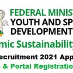 Federal Ministry of youth and sport Development (FMYSD) Recruitment 2021 Application Form & Portal Registration