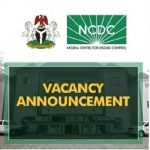NCDC A-NFETP Recruitment Training Programme 2021/2022