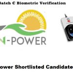 Npower Batch C Biometric - Fingerprint Portal