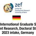 ZEF Germany Research Scholarship